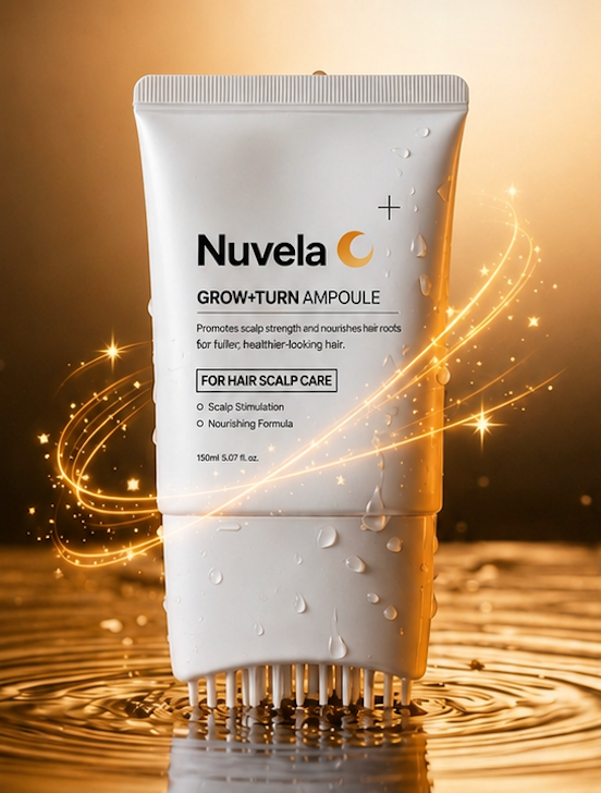 Nuvela™ Hair Growth Serum + Soothing Massage Brush
