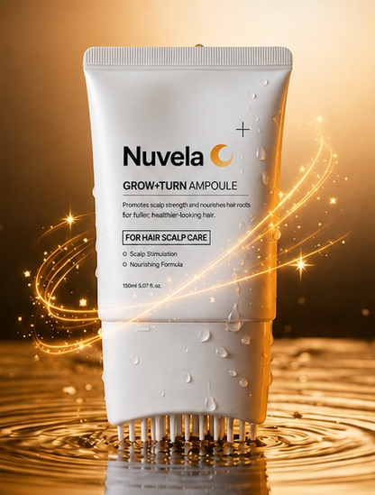 Nuvela™ Hair Growth Serum + Soothing Massage Brush